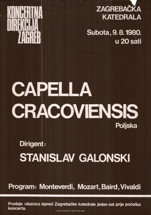 MUO-019909: Capela Cracoviensis: plakat
