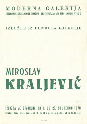 MUO-020329: Miroslav Kraljević: plakat