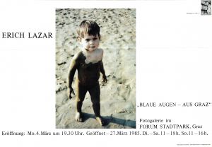 MUO-022027: ERICH LAZAR 'BLAUE AUGEN - AUS GRAZ': plakat