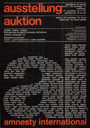 MUO-021830: ausstellung auktion amnesty international: plakat