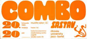 MUO-026700: sastav Combo Illinois university jazz - band: plakat
