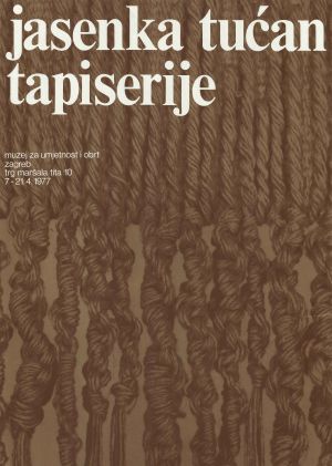 MUO-045744/01: Jasenka Tućan - tapiserije: plakat