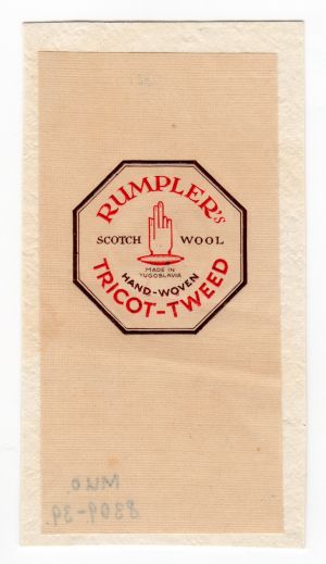 MUO-008309/39: Rumpler's Tricot-tweed: zaštitni znak