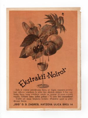 MUO-008302/72: Ekstrakti 'Noirot': novinski oglas
