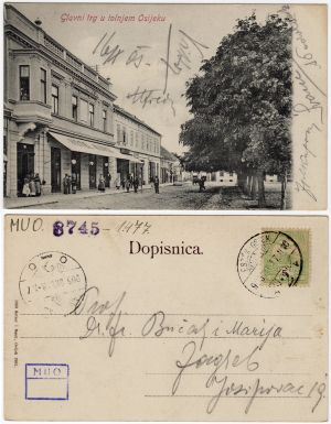 MUO-008745/1477: Osijek - Donji grad: razglednica