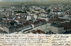 MUO-037138: Zagreb - Panorama: razglednica