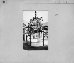 FOTO-00114: stalni postav MUO(1931.); lunete; rešetke; ograde (skulptoralna grupa)