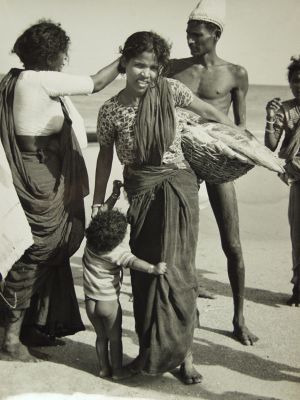 MUO-035735: Obitelj, Madras, 1955.: fotografija