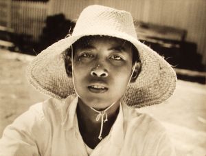 MUO-035646: Dječak sa šeširom,  Jakarta, 1956.: fotografija