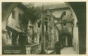 MUO-039146: Dubrovnik - Mali klaustar franjevaca: razglednica