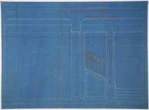 MUO-044402/44: Paviljon Kraljevine SHS za EXPO u Parizu 1925.: arhitektonski nacrt