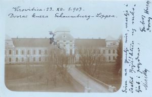 MUO-048127: Virovitica - Dvorac kneza Schaumburg - Lippe: razglednica