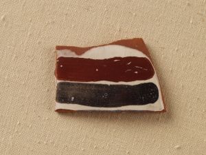 MUO-039818/05: Fragment ocakljene gline: fragment ocakljene gline