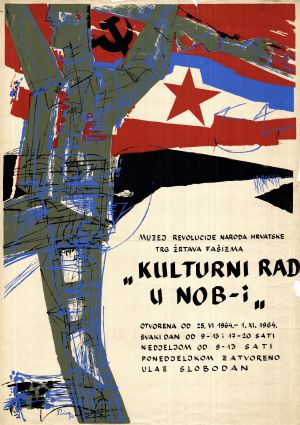 MUO-015337: 'Kulturni rad u NOB-i': plakat
