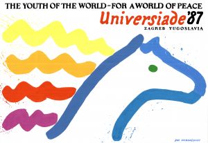 MUO-018390: THE YOUTH OF THE WORLD FOR A WORLD OF PEACE: plakat