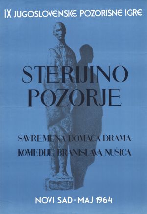 MUO-027091: IX jugoslovenske pozorišne igre: plakat