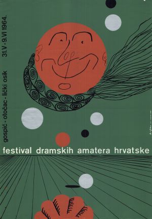 MUO-027084: festival dramskih amatera hrvatske: plakat