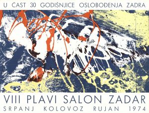 MUO-027369: VIII plavi salon Zadar: plakat
