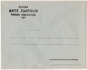 MUO-042335/02: Zlatar Ante Fantulin: koverta