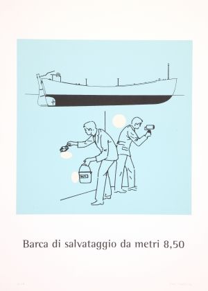 MUO-050542/04: Barca di salvataggio da metri 8,50: grafika