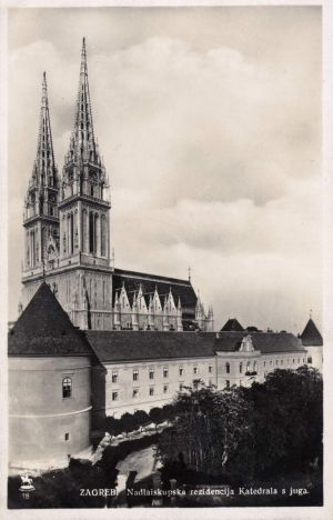 MUO-038574: Zagreb - Katedrala: razglednica