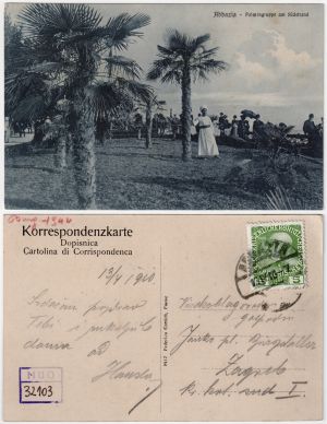 MUO-032103: Opatija - Palme na obali: razglednica