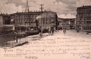 MUO-032374: Rijeka - Adamicheva obala: razglednica