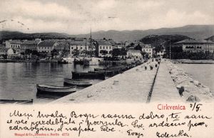 MUO-031101: Crikvenica - Panorama s lukobranom: razglednica