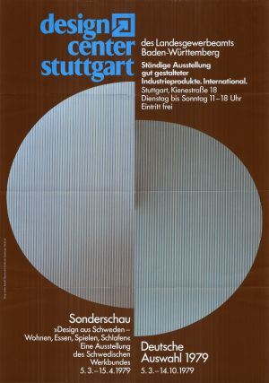 MUO-021881: design center stuttgart...Sonderschau: plakat