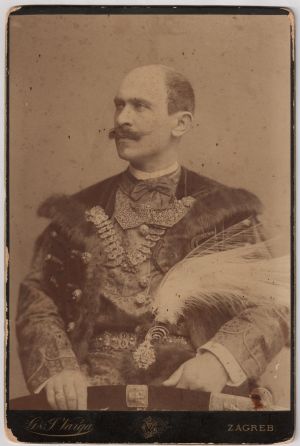 MUO-031949: Teodor Drašković u magnatskoj uniformi: fotografija