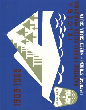 MUO-026893/02: izložba razvitak i regulacija Marjana 1903-1963: plakat