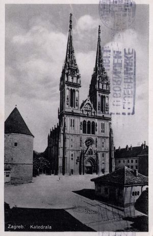 MUO-038569: Zagreb - Katedrala: razglednica