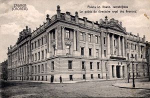 MUO-032174: Zagreb -  Palača financijskog ravnateljstva: razglednica
