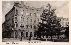 MUO-032457: Zagreb - Hotel Palace: razglednica