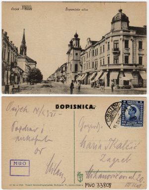 MUO-033808: Osijek - Županijska ulica: razglednica