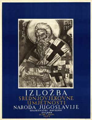 MUO-020007: Izložba srednjovjekovne umjetnosti naroda Jugoslavije: plakat
