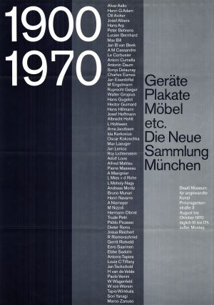 MUO-021773: 1900 1970...Gerate Plakate Mobel etc: plakat