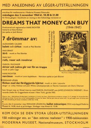 MUO-023184: DREAMS THAT MONEY CAN BUY: plakat
