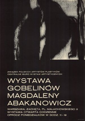 MUO-027474: Wystawa gobelinów Magdaleny Abakanowicz: plakat