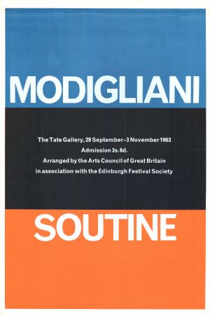 MUO-027439: Modigliani, Soutine: plakat