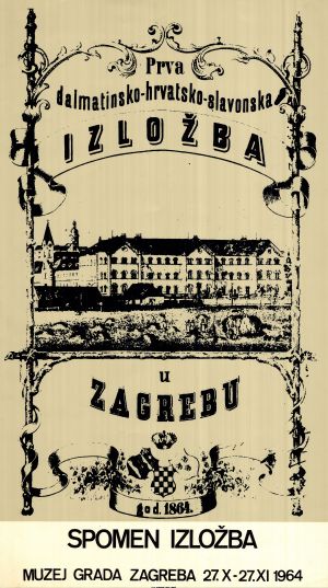 MUO-015330: Spomen izložba muzej grada zagreba: plakat