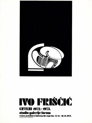 MUO-019762: Ivo Friščić crteži 1972.-1973.: plakat