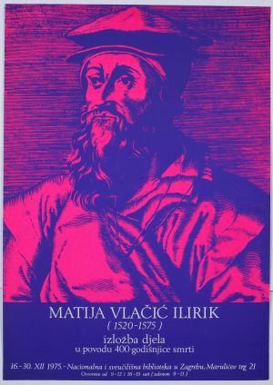 MUO-050143: Matija Vlačić Ilirik: plakat
