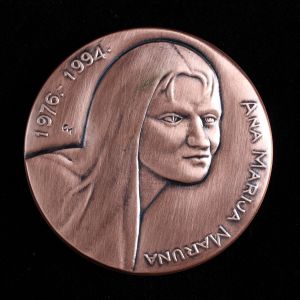 MUO-050450: Spomen-medalja ANA-MARIJA MARUNA: medalja
