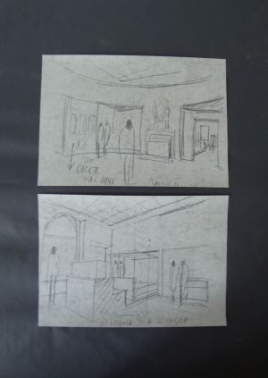MUO-049210/03: Dvorane stalnog postava MUO: arhitektonska skica
