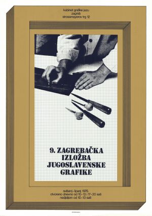 MUO-045734: 9. zagrebačka izložba jugoslavenske grafike: plakat
