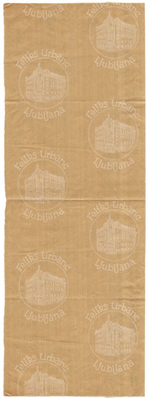 MUO-008304/28: Feliks Urbanc Ljubljana: omotni papir