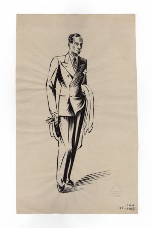 MUO-008301/58: Muška odijela: ilustracija