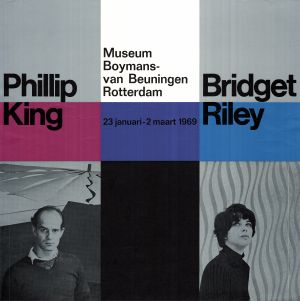 MUO-022103: Phillip King Bridget Riley: plakat