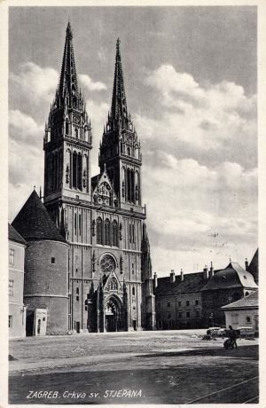 MUO-032178: Zagreb -  Katedrala: razglednica